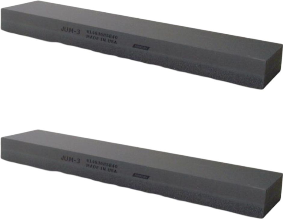 Omcan - Norton Sharpening Stone JUM3 Crystolon Combination Giant Bench Stone, Pack of 2 - 10970
