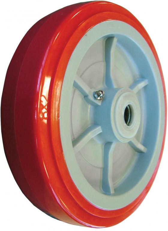 Omcan - Orange Wheel for 44679 and 44680 Utility Carts, Pack of 3 - 13121