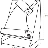 Omcan - Pizza Moulder with 15.75" Max Roller Width - 13177
