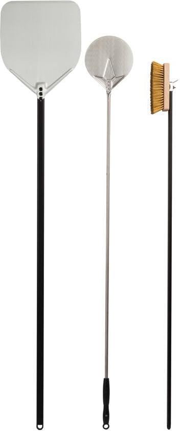Omcan - Pizza Shovel and Brush 3 Piece Set - 48463
