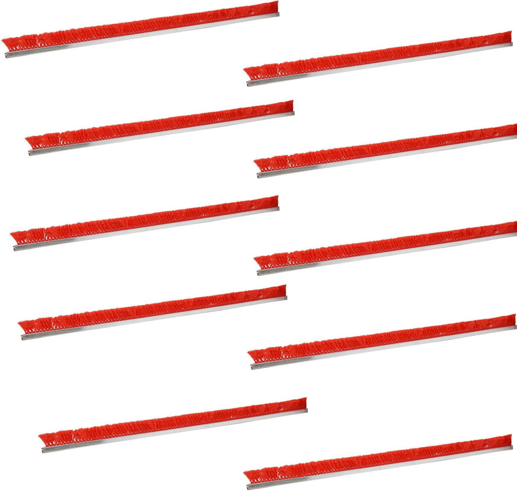 Omcan - Red 1” x 30” Parsley Runner, Pack of 10 - 10801