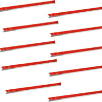 Omcan - Red 1” x 30” Parsley Runner, Pack of 10 - 10801