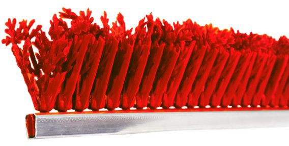 Omcan - Red 2” x 30” Parsley Runner, Pack of 10 - 10802