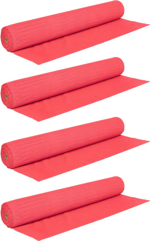 Omcan - Red 36” x 60” Non-Skid Liner, Pack of 24 Rolls - 10532