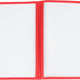 Omcan - Red Double Fold Menu Holder, 50/cs - 39796