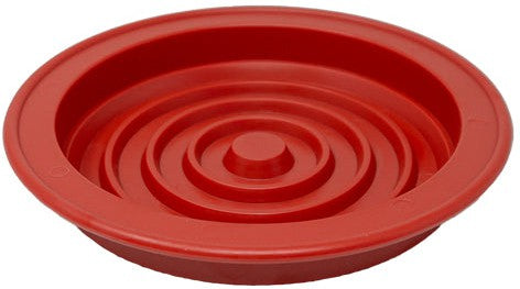 Omcan - Red Plastic Hamburger Patty Press, Pack of 10 - 48112