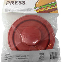 Omcan - Red Plastic Hamburger Patty Press, Pack of 10 - 48112