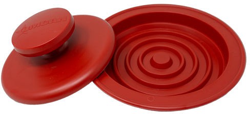 Omcan - Red Plastic Hamburger Patty Press, Pack of 10 - 48112