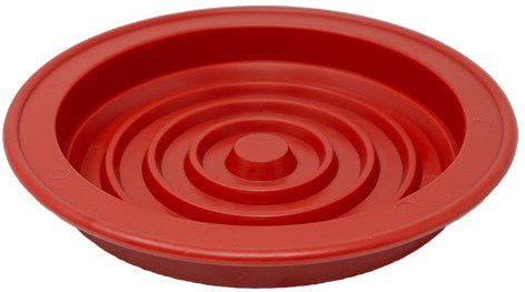 Omcan - Red Plastic Hamburger Patty Press, Pack of 12 - 48112
