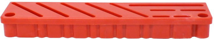 Omcan - Red Plastic Insert For Small Stainless Steel Knife Rack, Pack of 10 - 12932