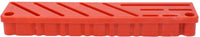 Omcan - Red Plastic Insert For Small Stainless Steel Knife Rack, Pack of 10 - 12932