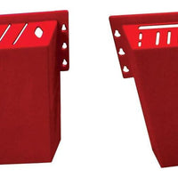 Omcan - Red Plastic Knife Rack, Pack of 2 - 11543