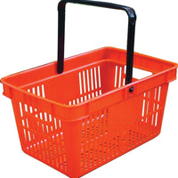 Omcan - Red Plastic Shopping Basket, Pack of 10 - 21183