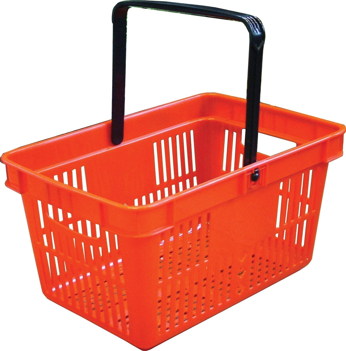 Omcan - Red Plastic Shopping Basket, Pack of 5 - 21183