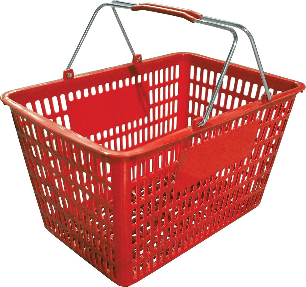 Omcan - Red Shopping Basket, Pack of 10 - 13025