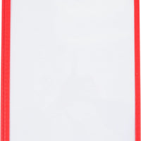 Omcan - Red Three Page Menu Holder, Pack of 25 - 39804