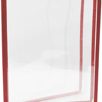 Omcan - Red Three Page Menu Holder, Pack of 25 - 39804