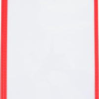 Omcan - Red Triple Fold Menu Holder, Pack of 50 - 39800