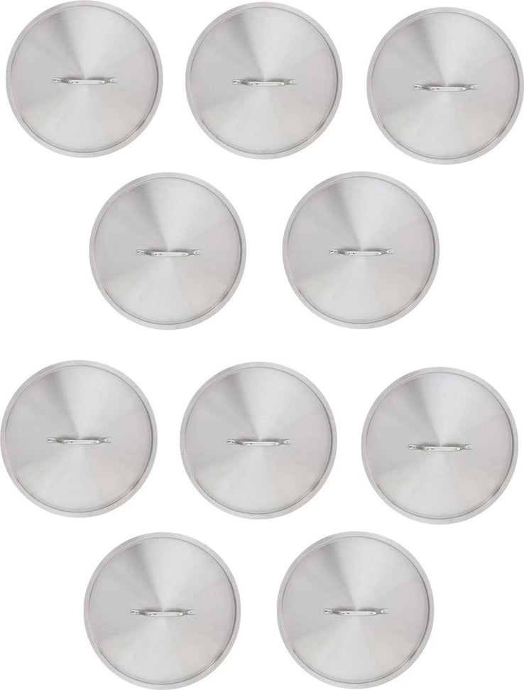 Omcan - Replacement Lid For 20 QT Stainless Steel Stock Pot, Pack of 10 - 80456