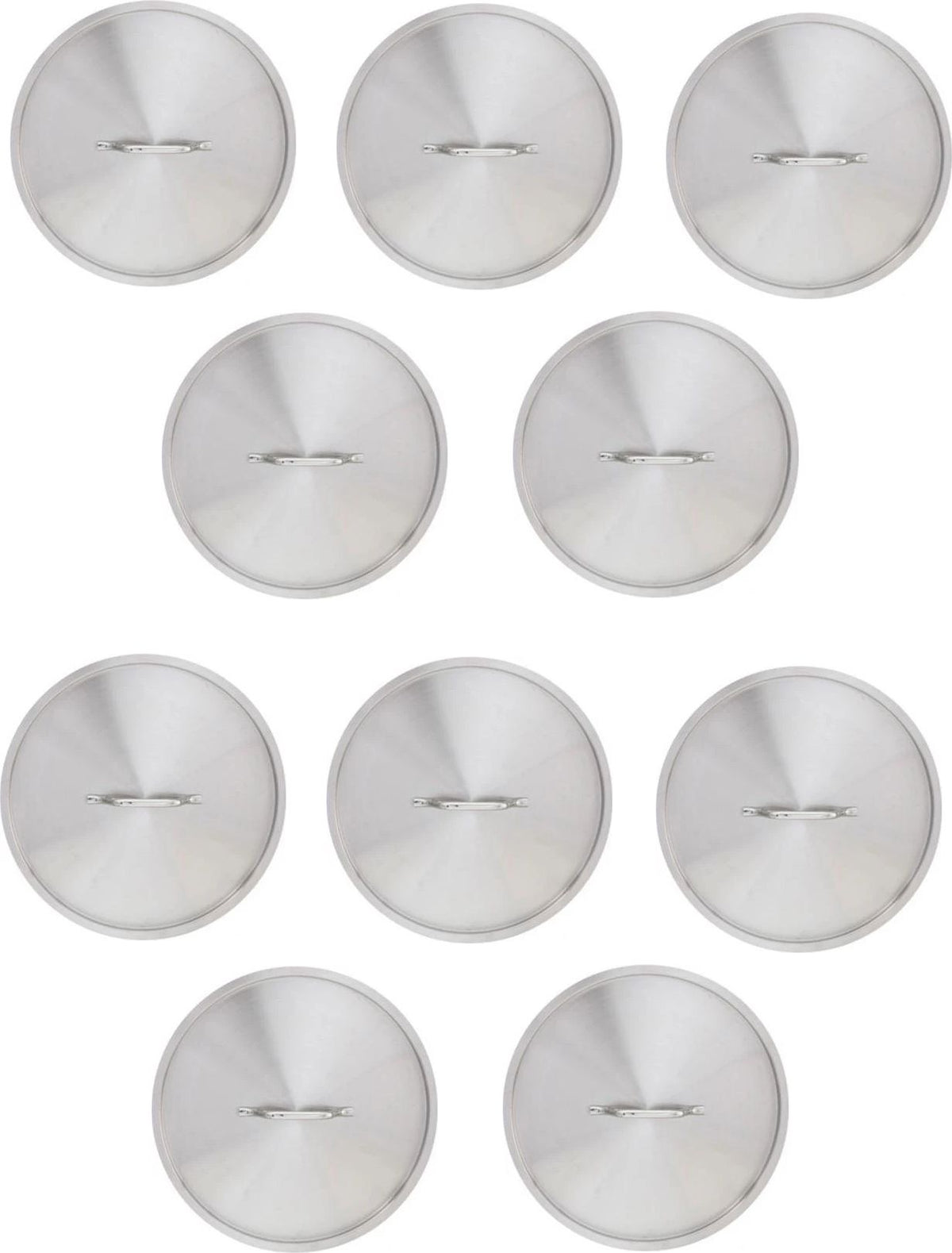 Omcan - Replacement Lid For 20 QT Stainless Steel Stock Pot, Pack of 5 - 80456