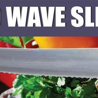 Omcan - Retail-Ready 10" Curve Waved I-Slicer, Pack of 10 - 21878