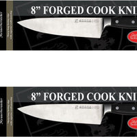 Omcan - Retail-Ready 8" Forged Cook Knife, Pack of 2 - 21884