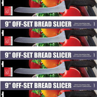 Omcan - Retail-Ready 9" Off-Set Bread Slicer, Pack of 4 - 21881