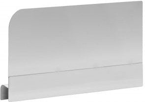 Omcan - Right Stainless Steel Splash Guard for 18″ x 21″ Pot Sinks, Pack of 2 - 47732
