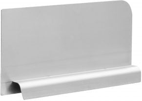 Omcan - Right Stainless Steel Splash Guard for 20″ x 20″ Pot Sinks, Pack of 2 - 47730