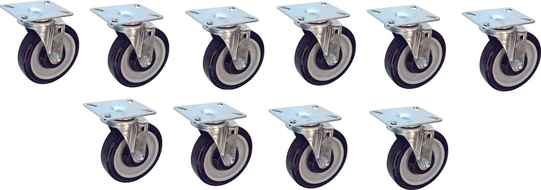 Omcan - Rotating Caster For Chrome Meshed Top Stock Cart, Pack of 10 - 13117