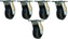Omcan - Rotating Heavy Duty Industrial Platform Cart Caster, Pack of 4 - 13115