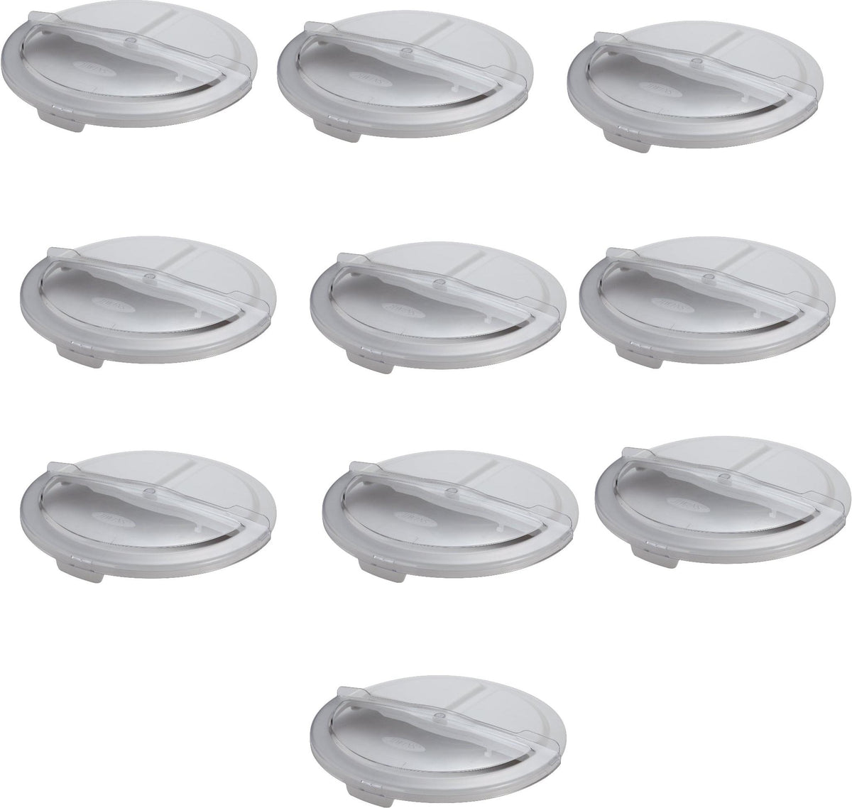 Omcan - Rotating Lid with 20 oz Scoop For 10 Gallon Food Storage Container, Pack of 5 - 80579
