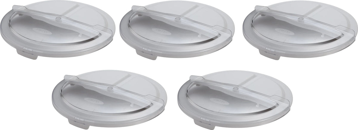 Omcan - Rotating Lid with 20 oz Scoop For 20 Gallon Food Storage Container, Pack of 3 - 80580
