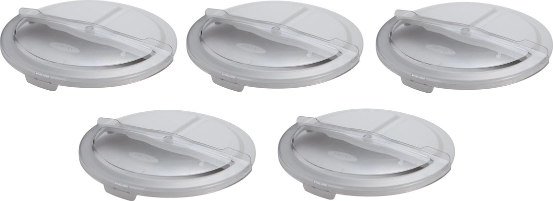 Omcan - Rotating Lid with 20 oz Scoop For 32 Gallon Food Storage Container, Pack of 3 - 80581