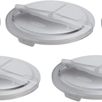 Omcan - Rotating Lid with 20 oz Scoop For 32 Gallon Food Storage Container, Pack of 3 - 80581