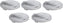Omcan - Rotating Lid with 20 oz Scoop For 32 Gallon Food Storage Container, Pack of 3 - 80581