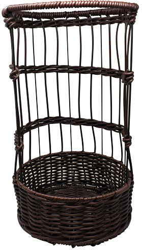 Omcan - Round Wicker Basket, Pack of 3 - 43112