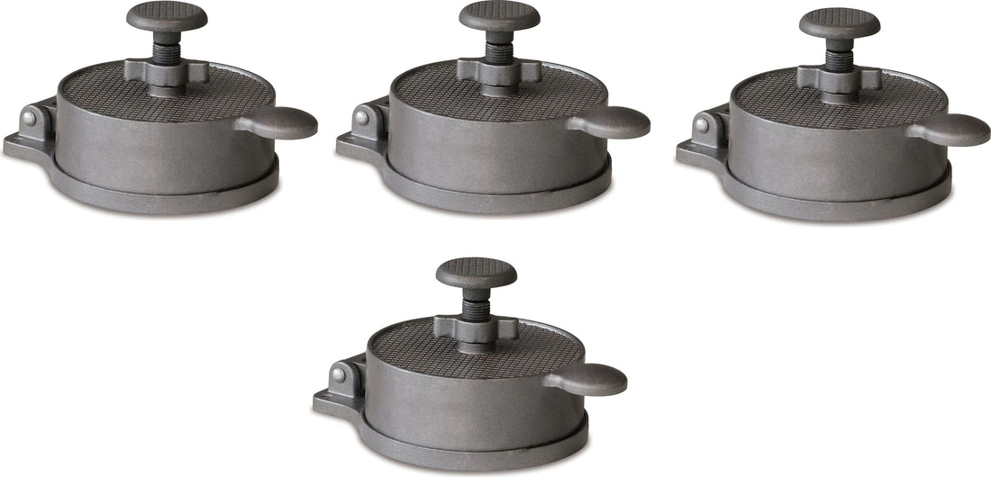 Omcan - Single Cast Aluminum Patty Press, Pack of 4 - 26087