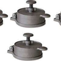 Omcan - Single Cast Aluminum Patty Press, Pack of 4 - 26087