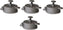 Omcan - Single Cast Aluminum Patty Press, Pack of 4 - 26087