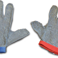 Omcan - Small Mesh Gloves with White Strap, Pack of 2 - 13558