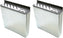 Omcan - Small Stainless Steel Knife Rack with White Insert, Pack of 2 - 12935
