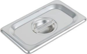 Omcan - Solid 1/3-Size Stainless Steel Steam Table Pan Cover, 20/cs - 80270