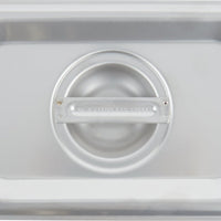 Omcan - Solid 1/9-Size Stainless Steel Steam Table Pan Cover, Pack of 30 - 80284