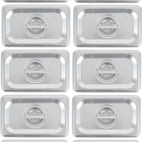 Omcan - Solid Full Size Stainless Steel Steam Table Pan Cover, Pack of 10 - 80260