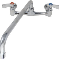 Omcan - Splash Mounted Faucet with 16″ Swing Spout and 8″ Centers - 47819