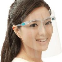 Omcan - Splash Protector Anti-Fog Disposable Full Face Shield Cover With Glasses Frame, 10 Pc Pack, Pack of 10 - 46700