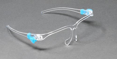 Omcan - Splash Protector Anti-Fog Disposable Full Face Shield Cover With Glasses Frame, Pack of 120 - 46700