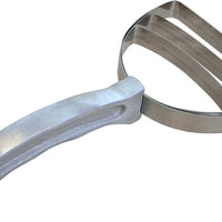Omcan - Square Stainless Steel Meat Scraper, Pack of 10 - 10460