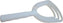 Omcan - Square White Polyethylene Meat Scraper, Pack of 15 - 10459